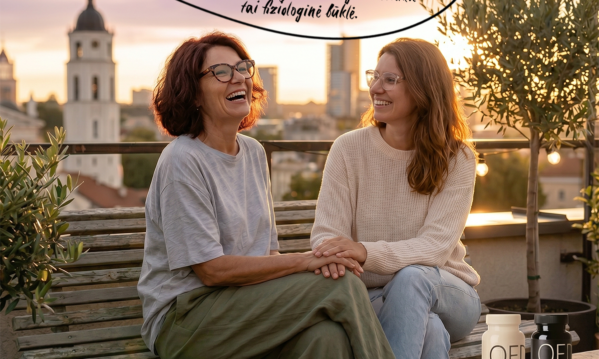 Menopauzės biologija: kaip išlaikyti vidinį balansą ir gyvenimo kokybę?