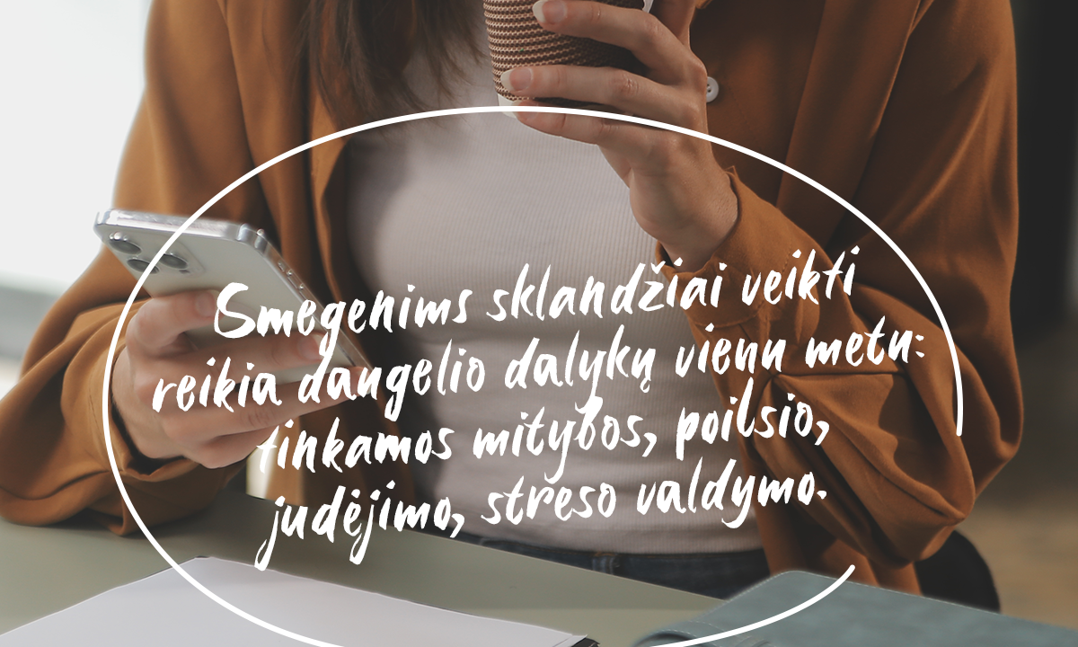 Smegenų veiklos palaikymas: kaip pasirūpinti smegenų gerove?